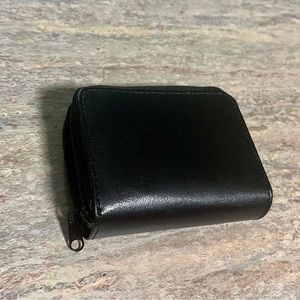 New Samsonite zippered genuine leather wallet organizer